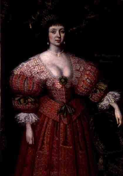 Portrett av Jane, Marchioness of Winchester (olje på lerret) av Gilbert Jackson