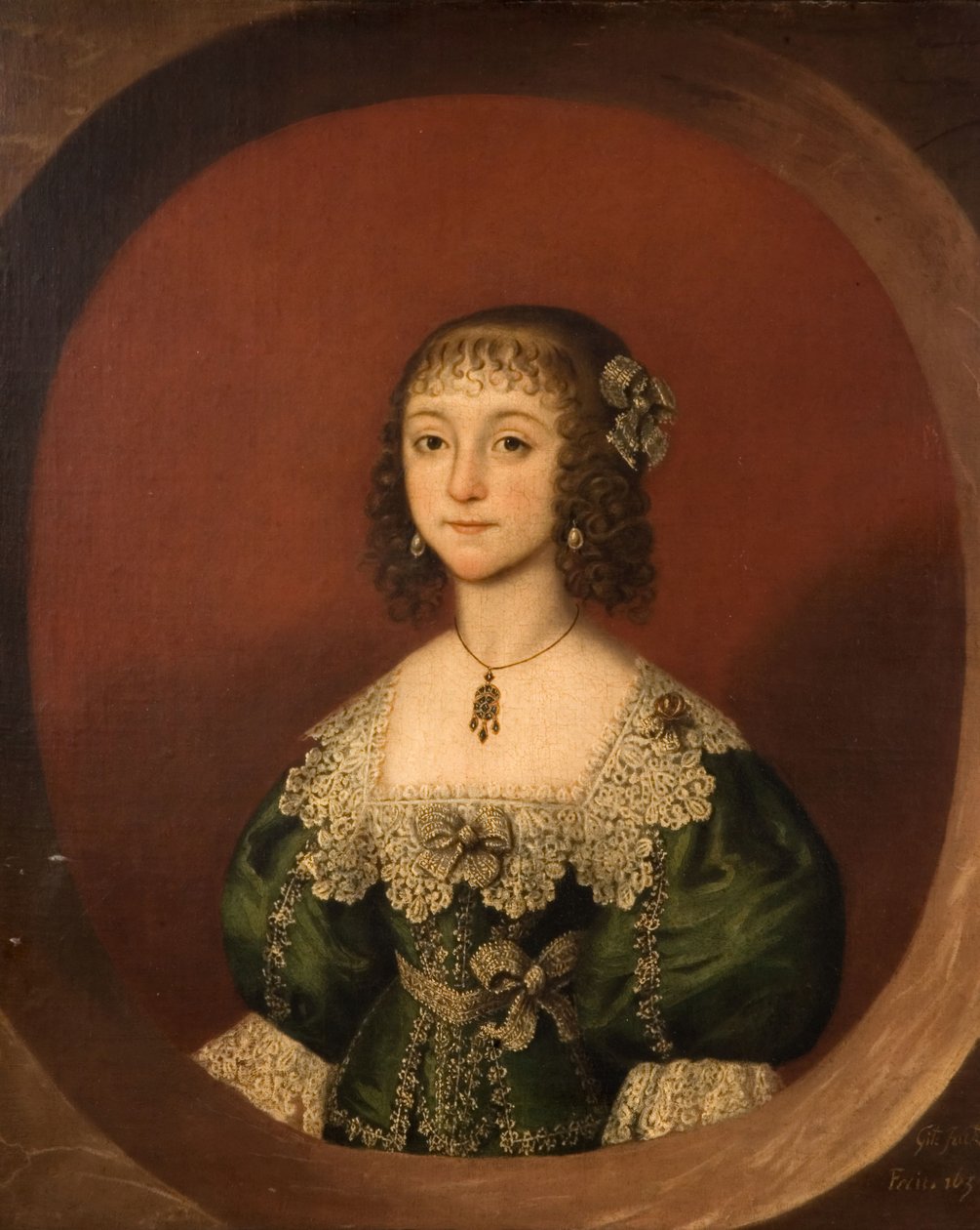 Portrett av en jente, 1638. av Gilbert Jackson