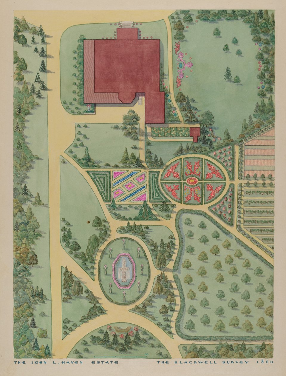John A. Haven Estate, ca. 1936 av Gilbert Sackerman