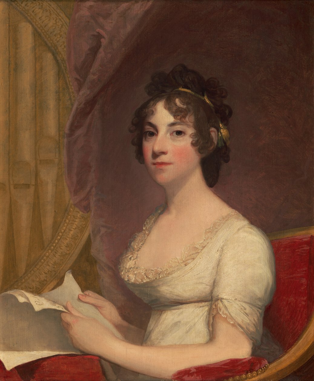 Anna Maria Brodeau Thornton (fru William Thornton) av Gilbert Stuart