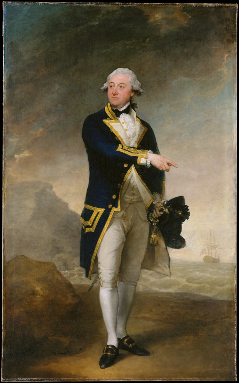 Kaptein John Gell av Gilbert Stuart