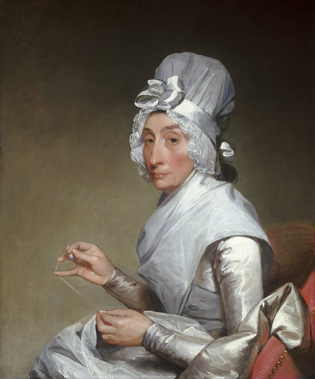 Catherine Brass Yates (Mrs. Richard Yates) av Gilbert Stuart