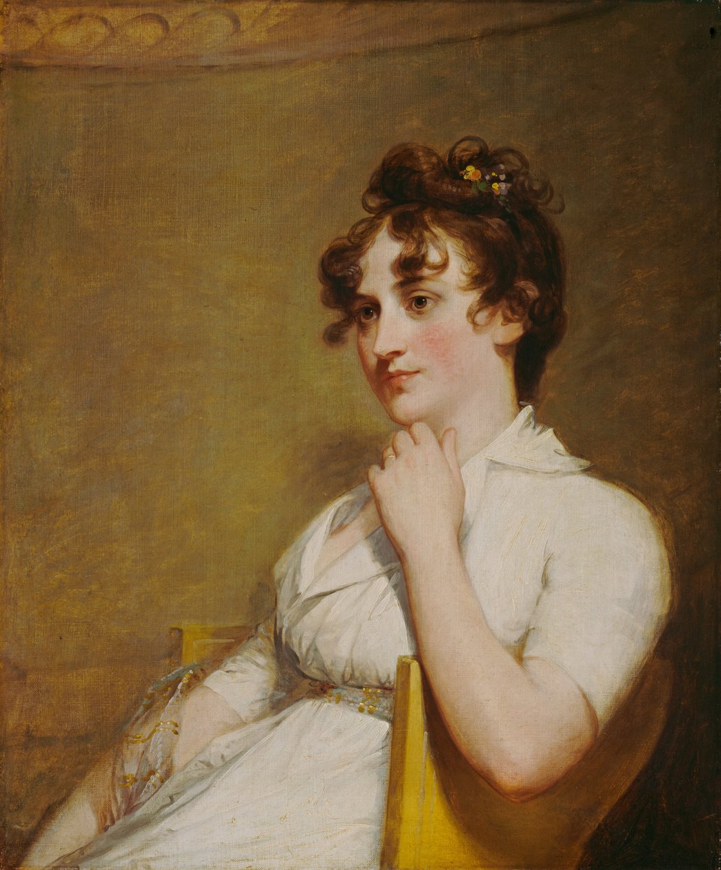 Eleanor Parke Custis Lewis Mrs. Lawrence Lewis, 1804. av Gilbert Stuart
