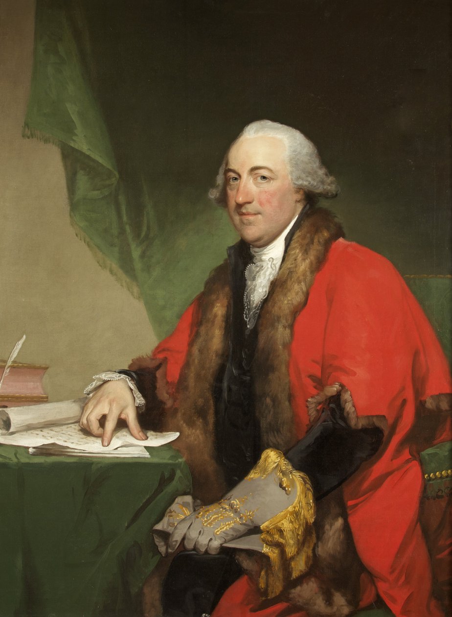 Henry Cruger, fra New York, borgermester i Bristol og mester i The Merchant Venturers Society av Gilbert Stuart