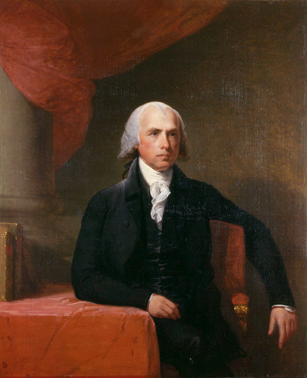James Madison (1751-1836), amerikansk politiker av Gilbert Stuart