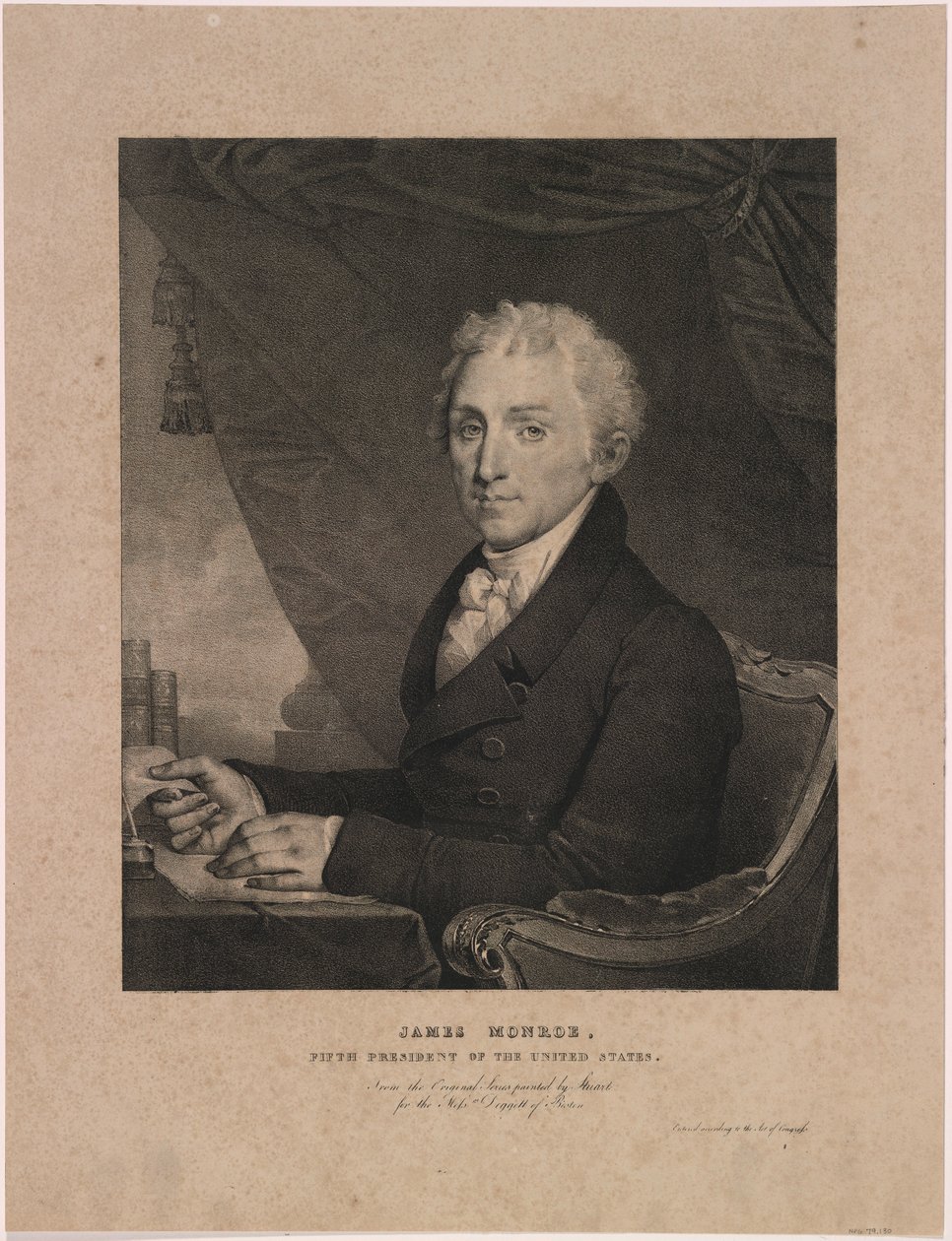 James Monroe av Gilbert Stuart