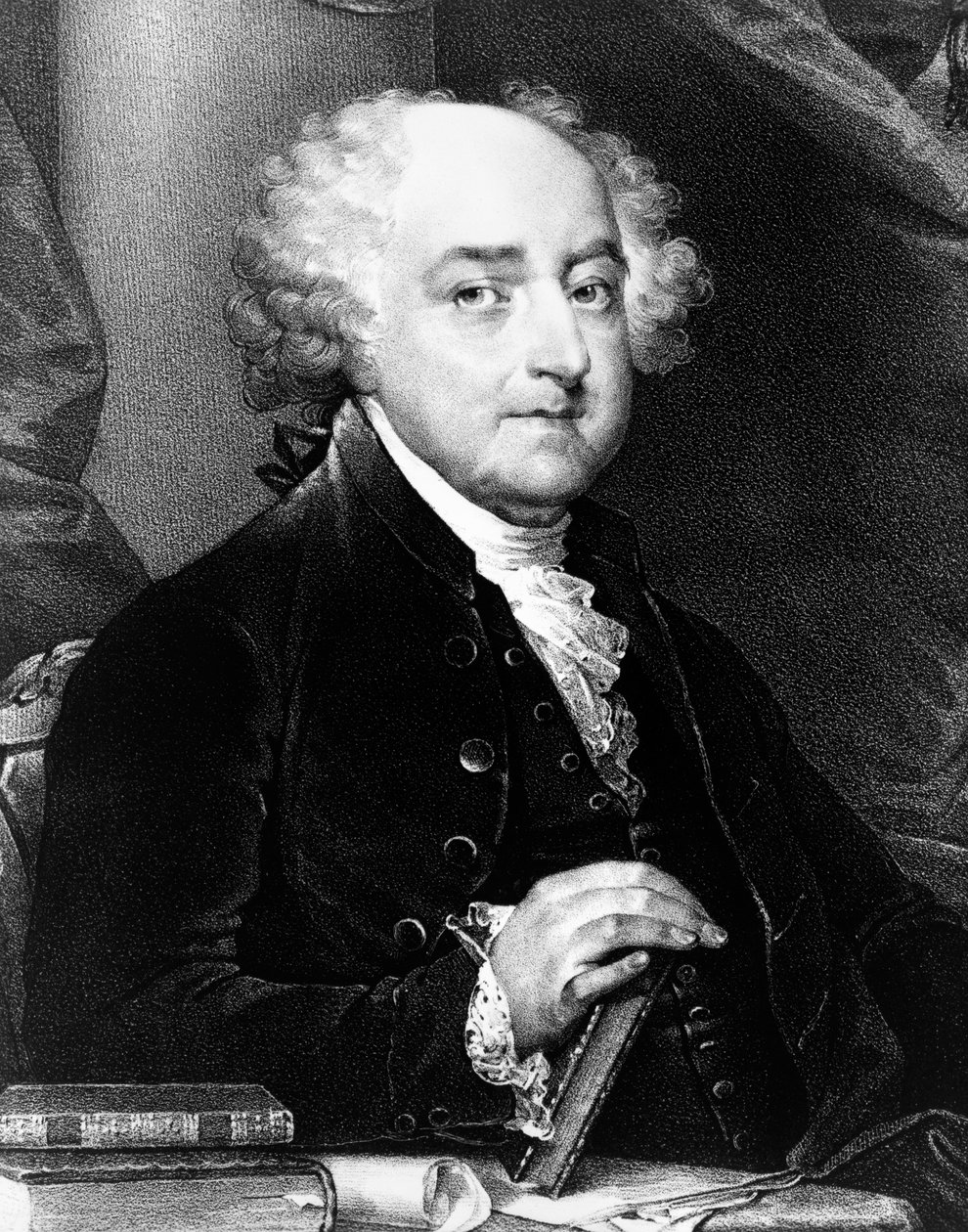 John Adams, second President of the United States av Gilbert Stuart