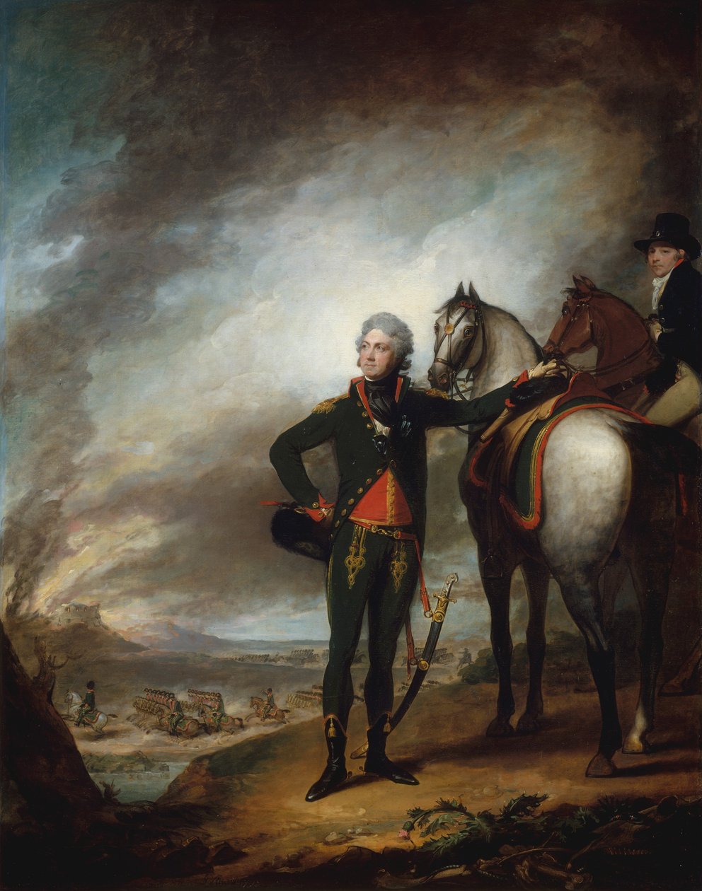 Louis-Marie, Viscount of Noailles, 1798. av Gilbert Stuart