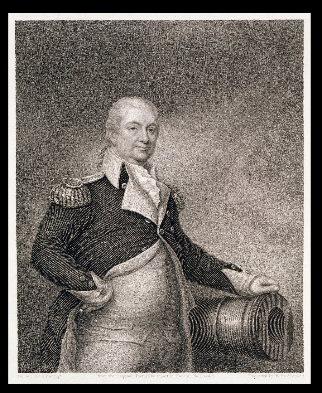 Generalmajor Henry Knox (1750-1806) gravert av John Francis Eugene Prud