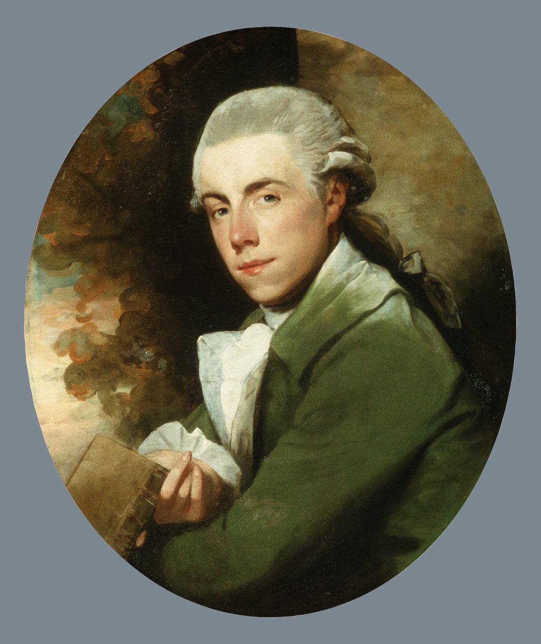 Mann i en grønn frakk av Gilbert Stuart