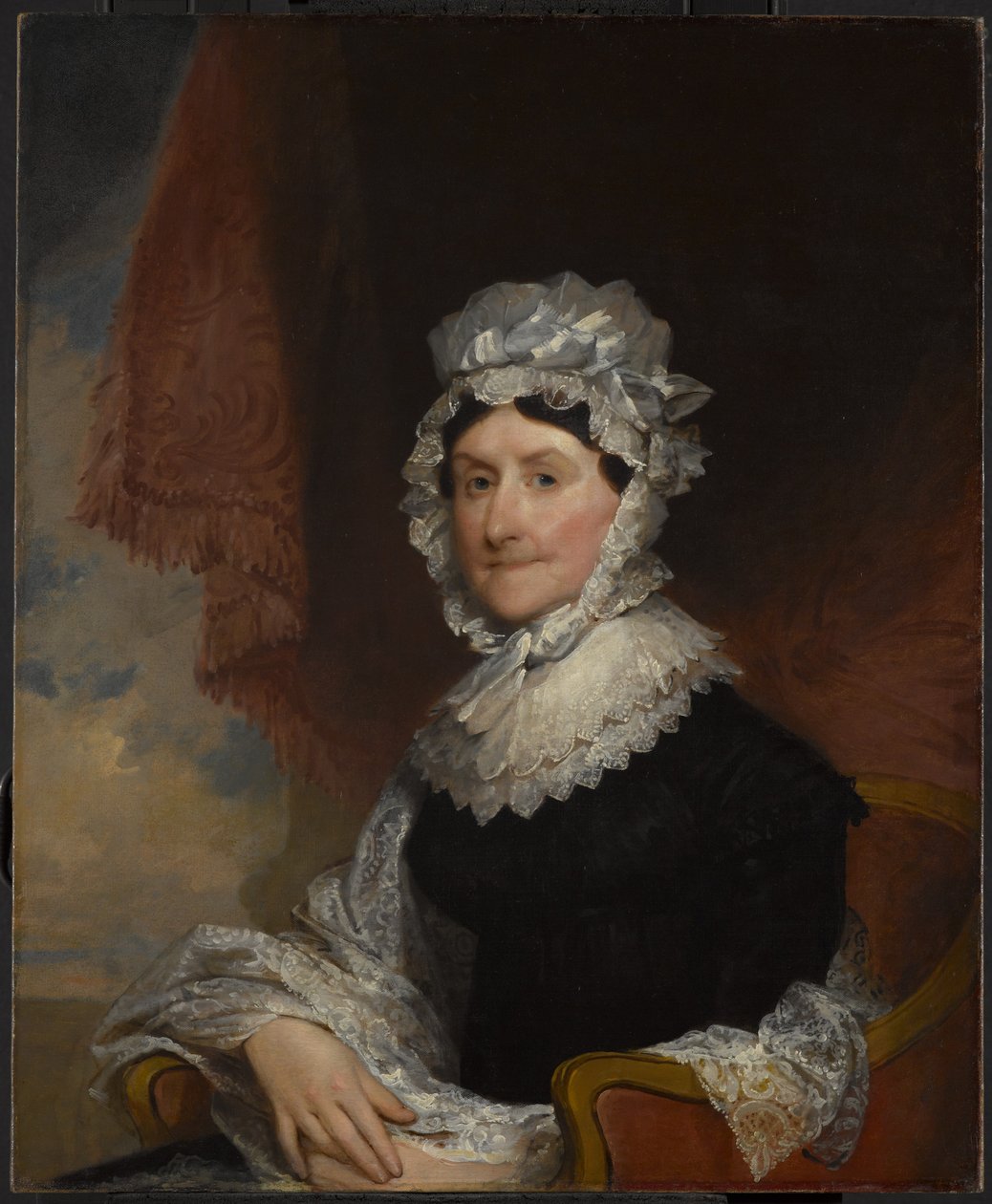 Mrs. Robert Nicholls (Henrietta Overing) Auchmuty, 1816 av Gilbert Stuart