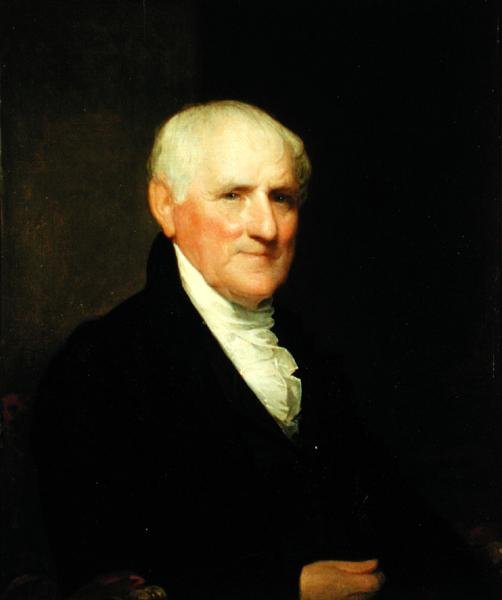 Portrett av Egbert Benson (1746-1833), ca. 1820 (olje på panel) av Gilbert Stuart