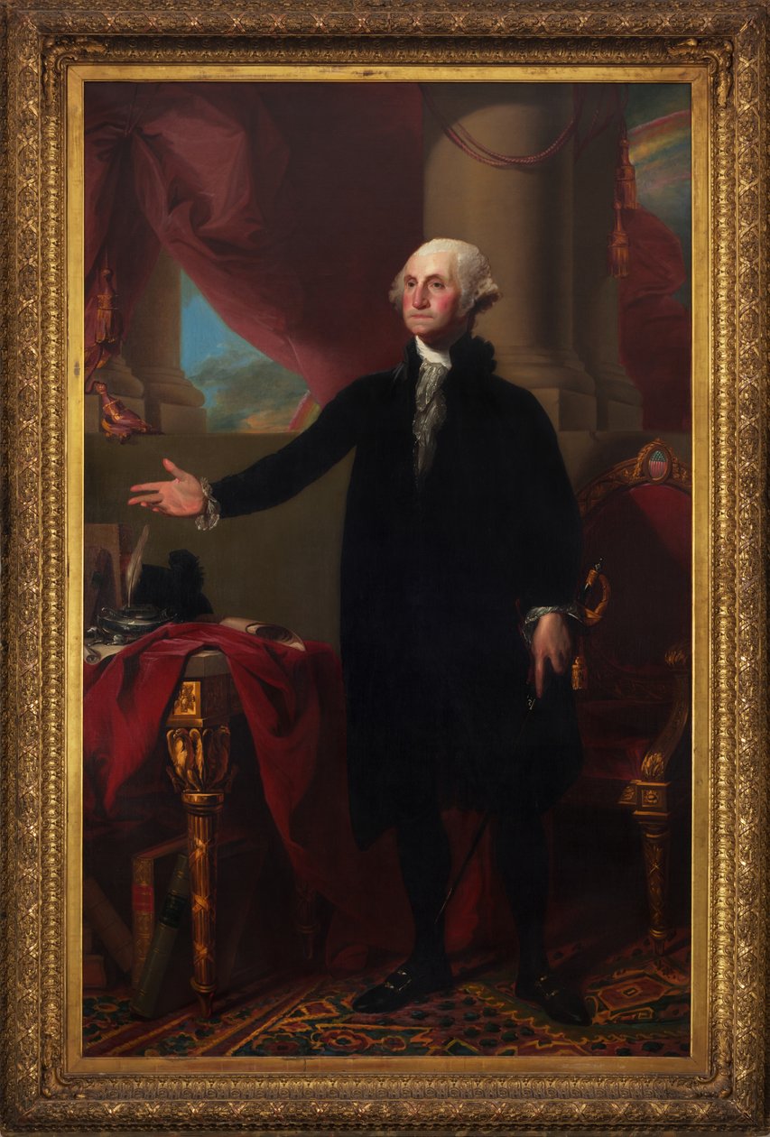 Portrett av George Washington, 1796 av Gilbert Stuart