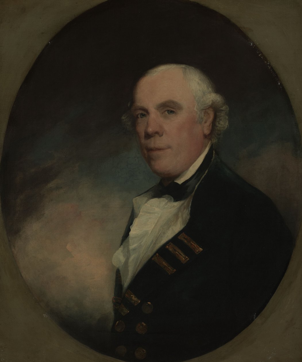 Den ærede Samuel Barrington (1729/1730-1800) av Gilbert Stuart