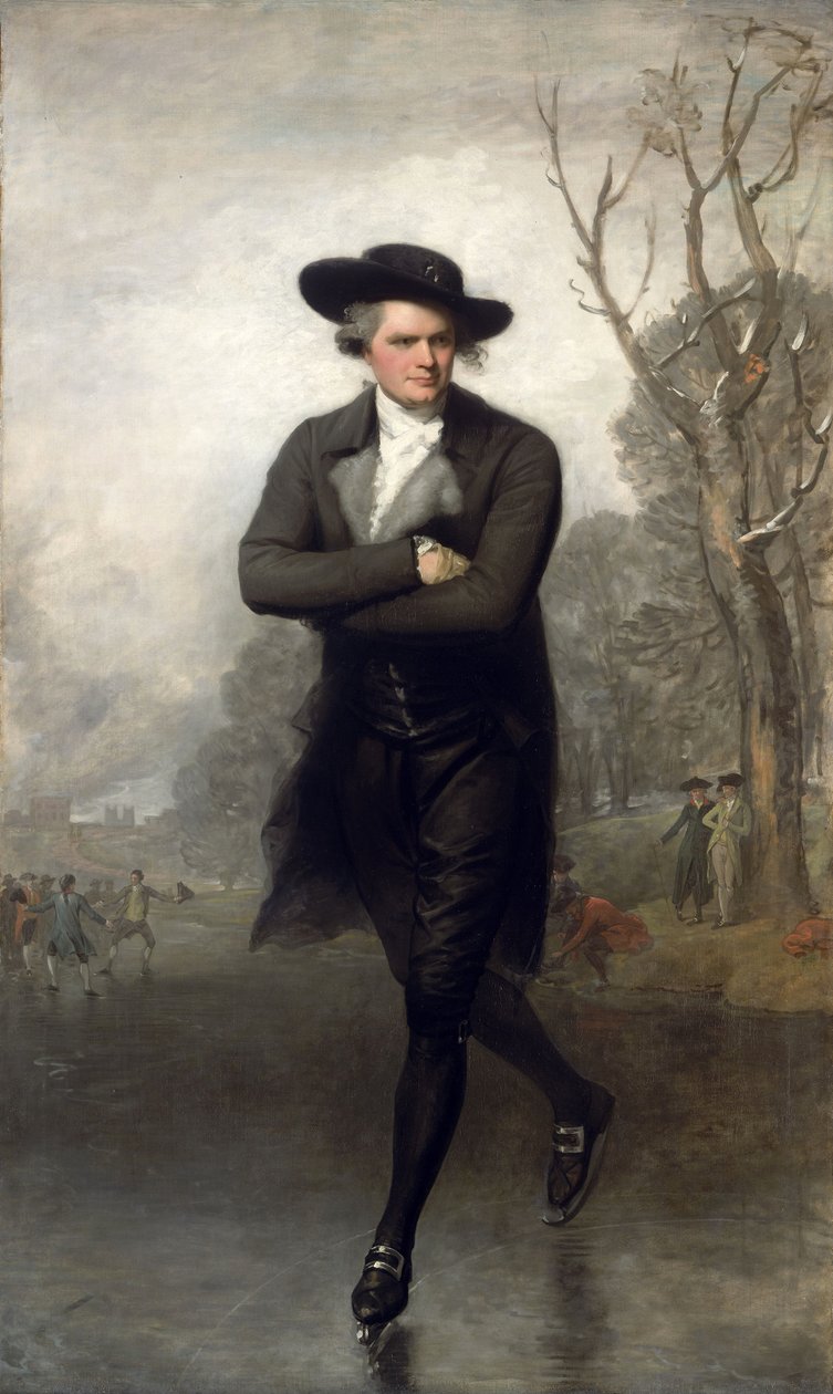 Skøyteløperen (portrett av William Grant) av Gilbert Stuart