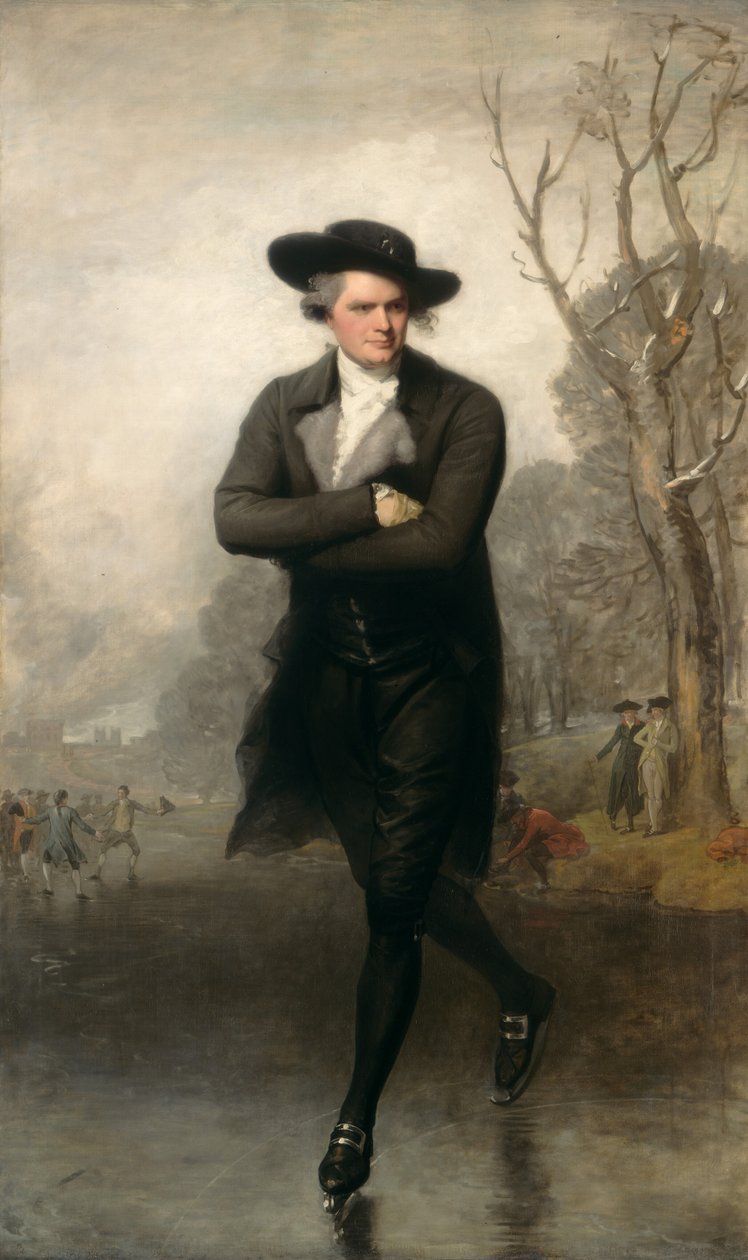 Skaterportrettet av William Grant, 1782. av Gilbert Stuart