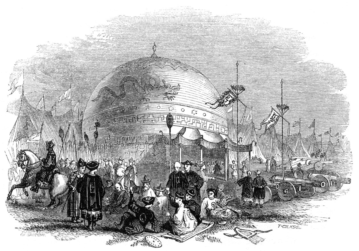 Stor seremoni for å prøve kanonen, 1847 av Giles