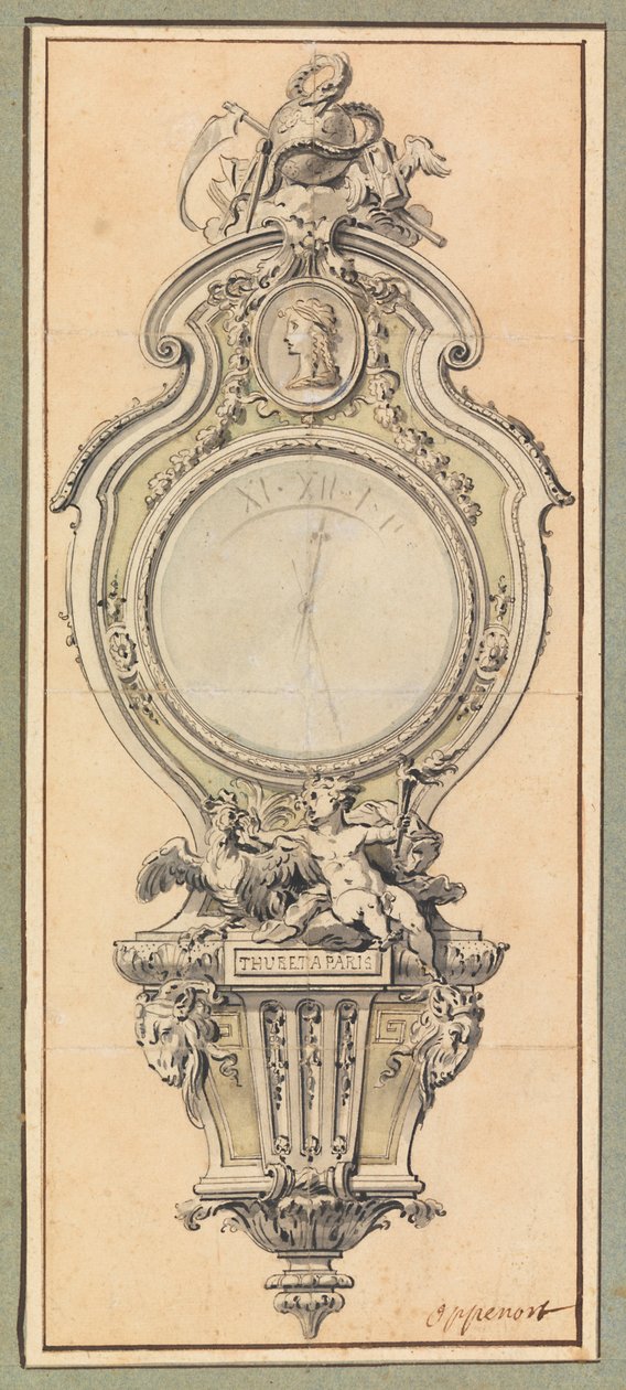 Design for en Cartel Clock Case av Gilles Marie Oppenord