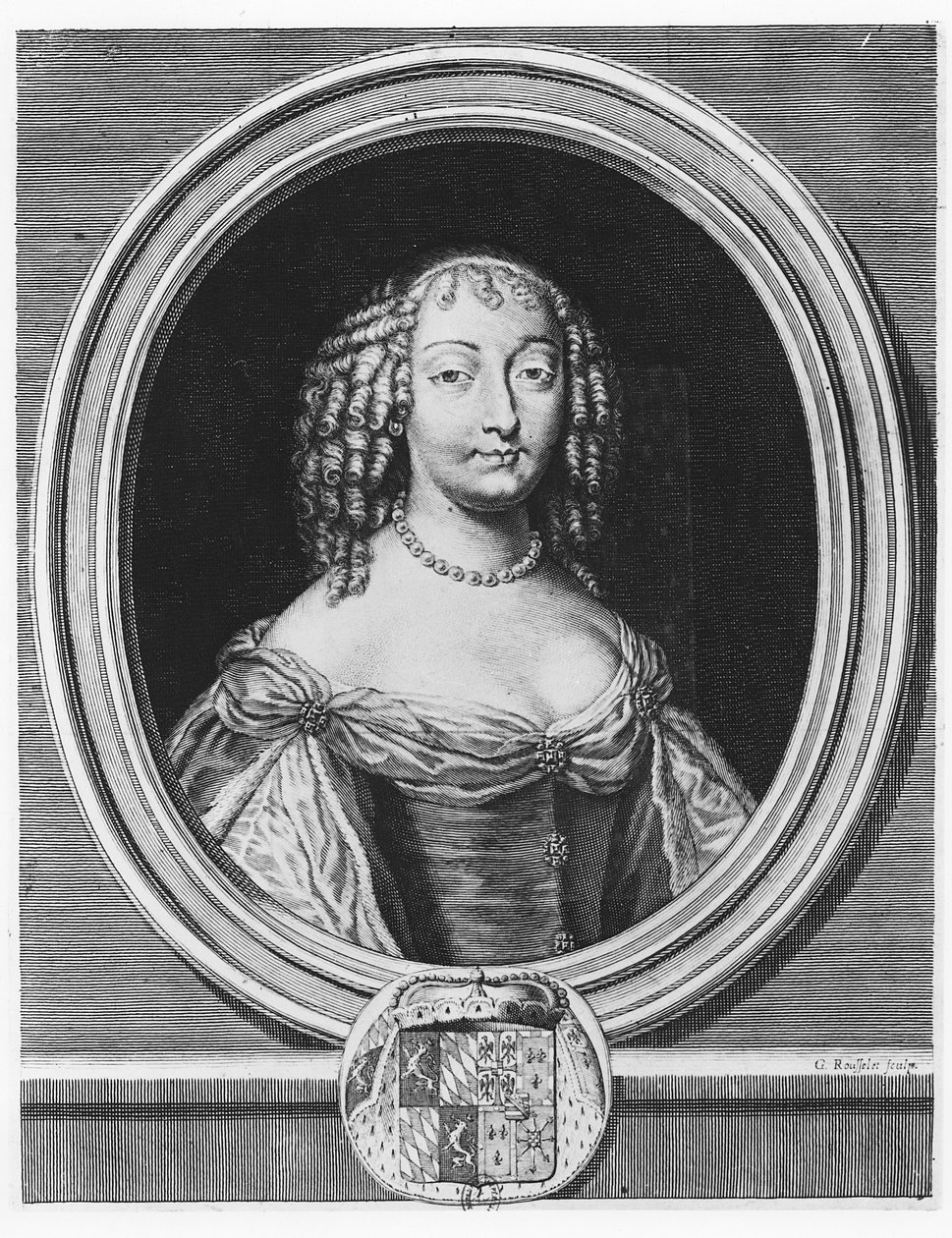 Anne Gonzaga, prinsesse Palatine av Gilles Rousselet