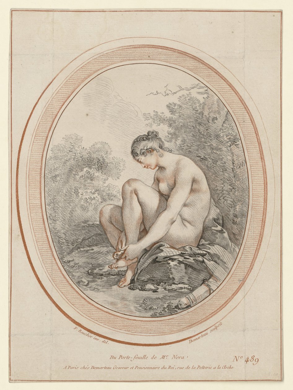 Venus i badet av Gilles Demarteau