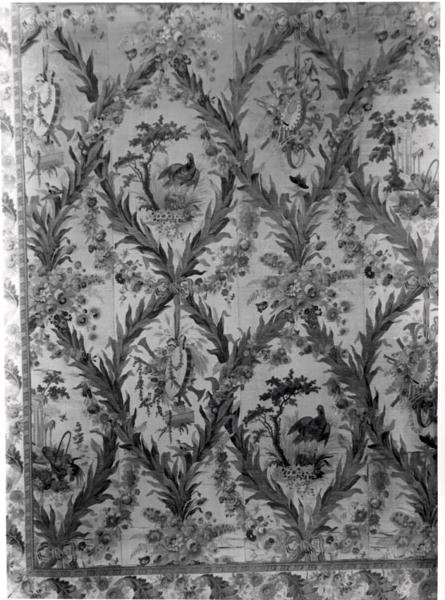 Silkeveggbekledning fra keiserinnens soverom, 1787 (silke) av Gilles Gaudin
