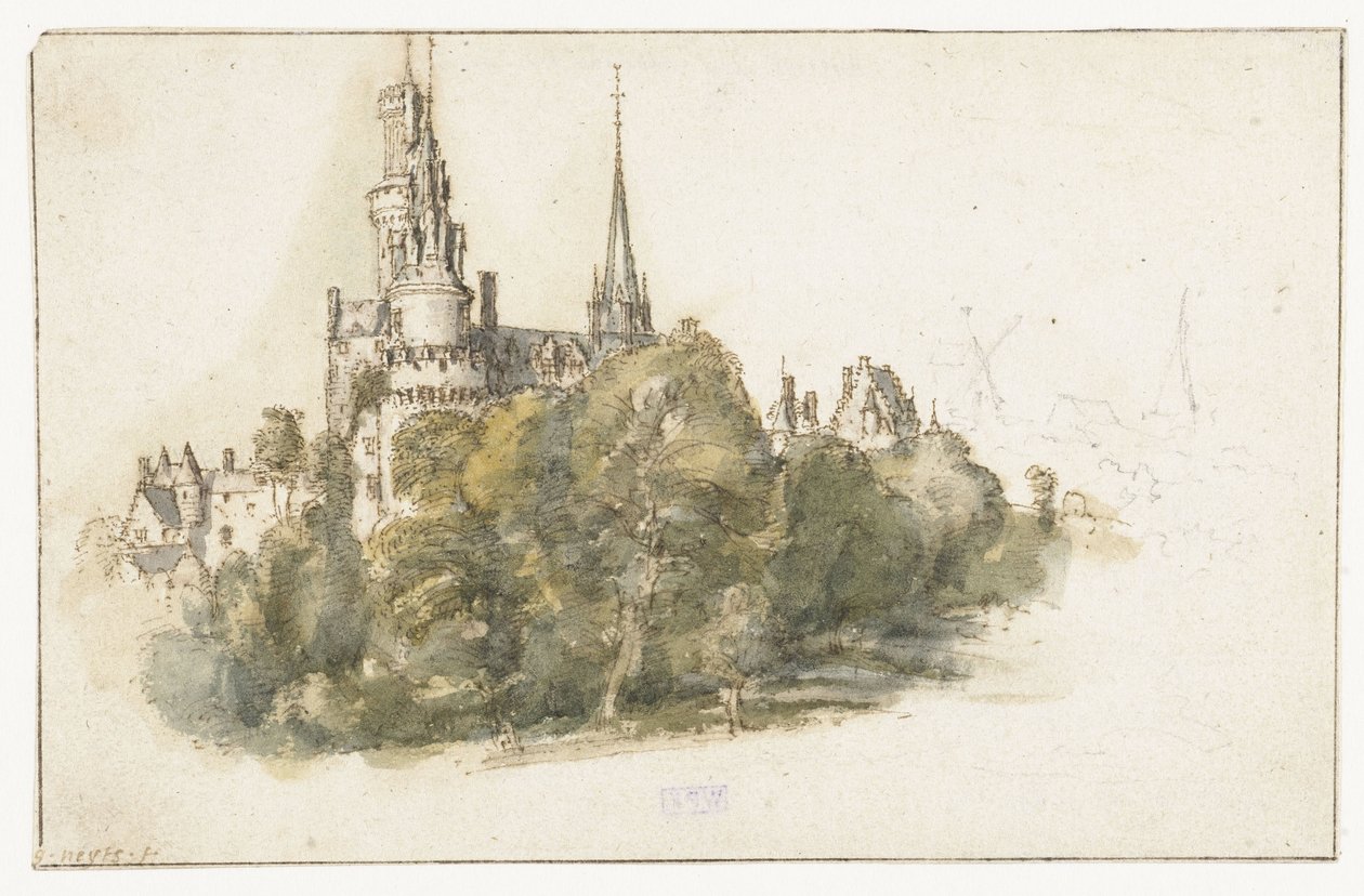 Utsikt over Château d