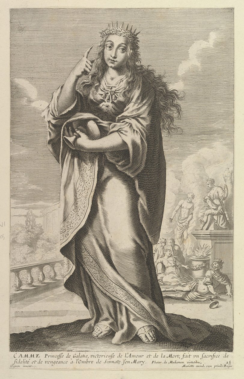 Camme, 1647. Skapere: Gilles Rousselet, Abraham Bosse. av Gilles Rousselet and Abraham Bosse