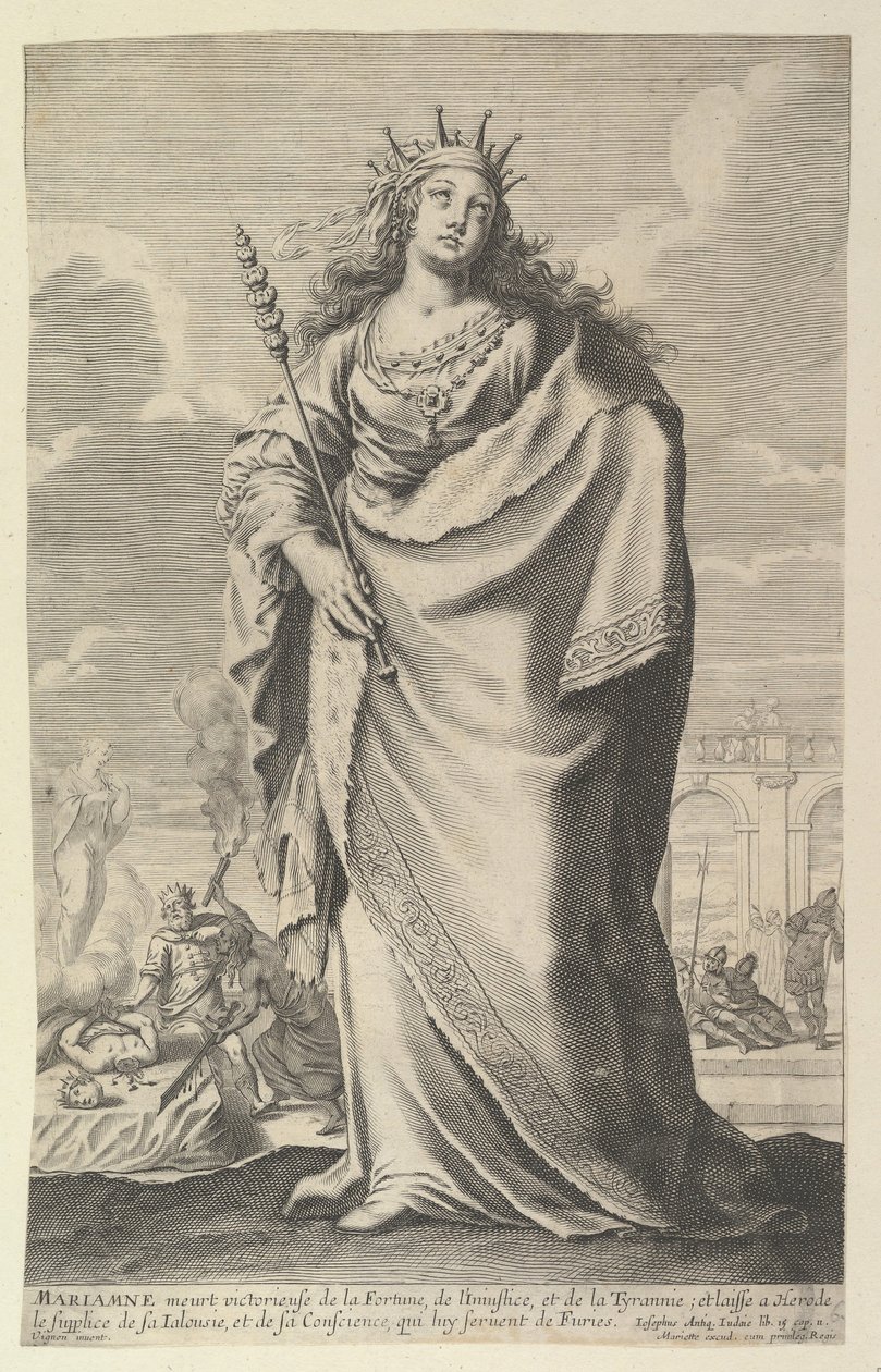 Marianne, 1647. Skapere: Gilles Rousselet, Abraham Bosse. av Gilles Rousselet and Abraham Bosse