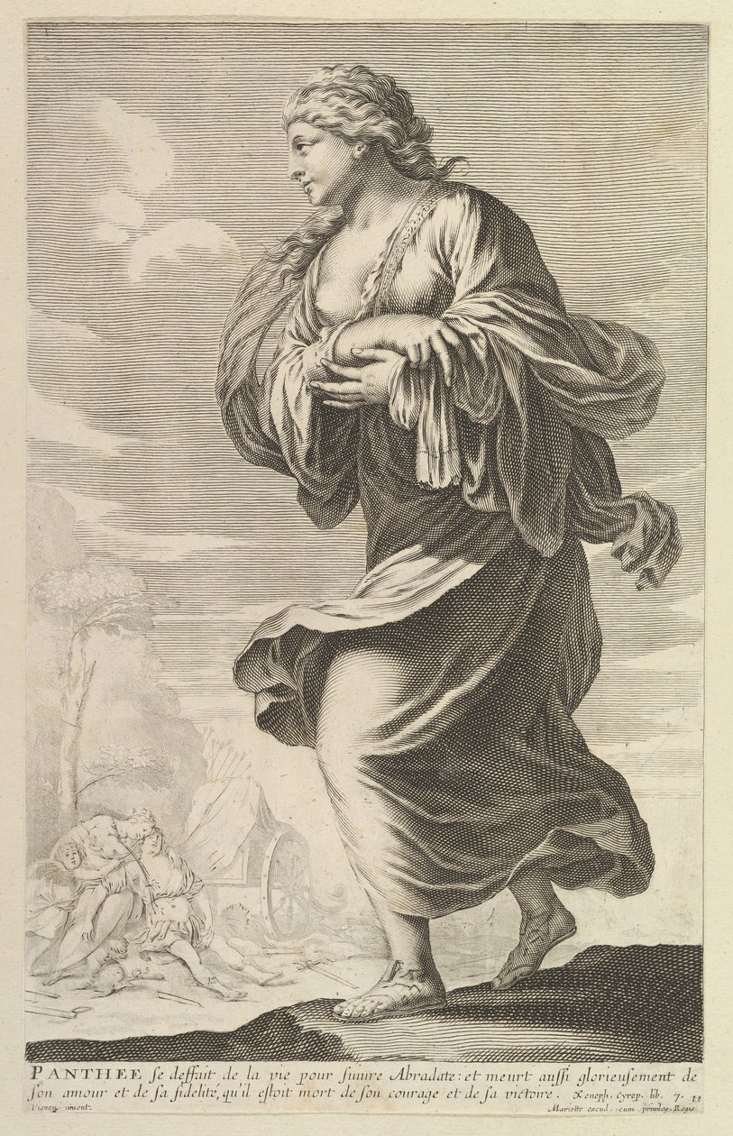 Pantheus, 1647. Skapere: Gilles Rousselet, Abraham Bosse. av Gilles Rousselet and Abraham Bosse