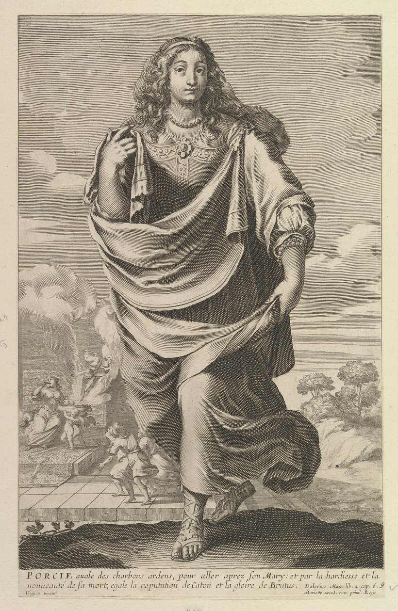 Porcie, 1647. Skapere: Gilles Rousselet, Abraham Bosse. av Gilles Rousselet and Abraham Bosse