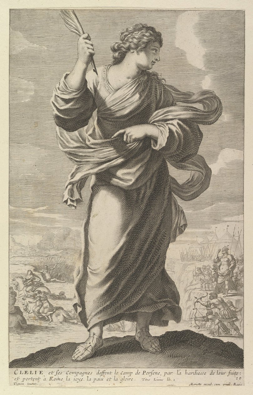 Clélie, 1647. Skapere: Gilles Rousselet, Abraham Bosse. av Gilles Rousselet