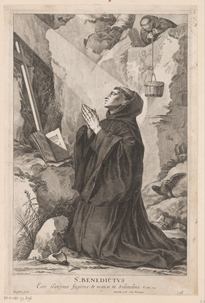 Den hellige Benedikt av Gilles Rousselet
