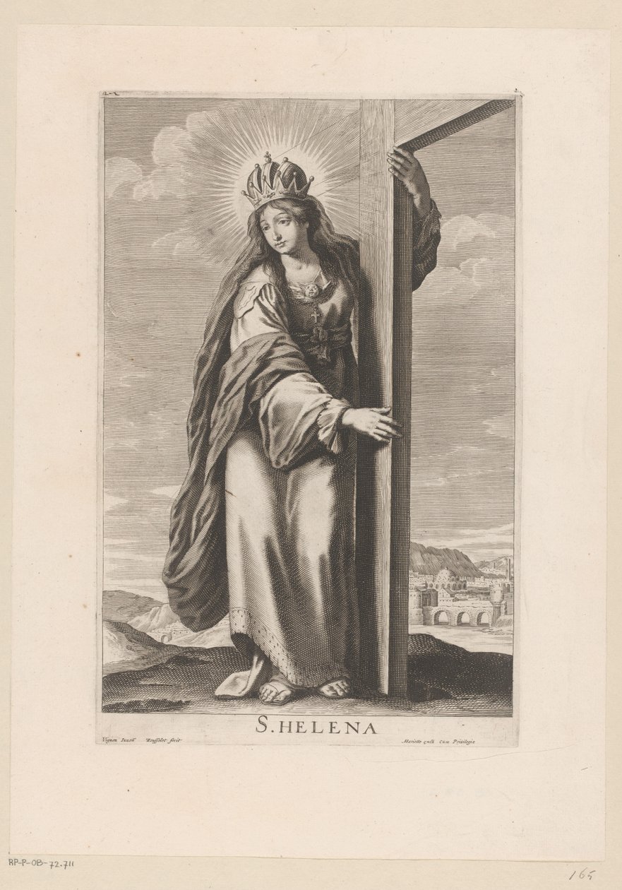 Saint Helena ved korset av Gilles Rousselet