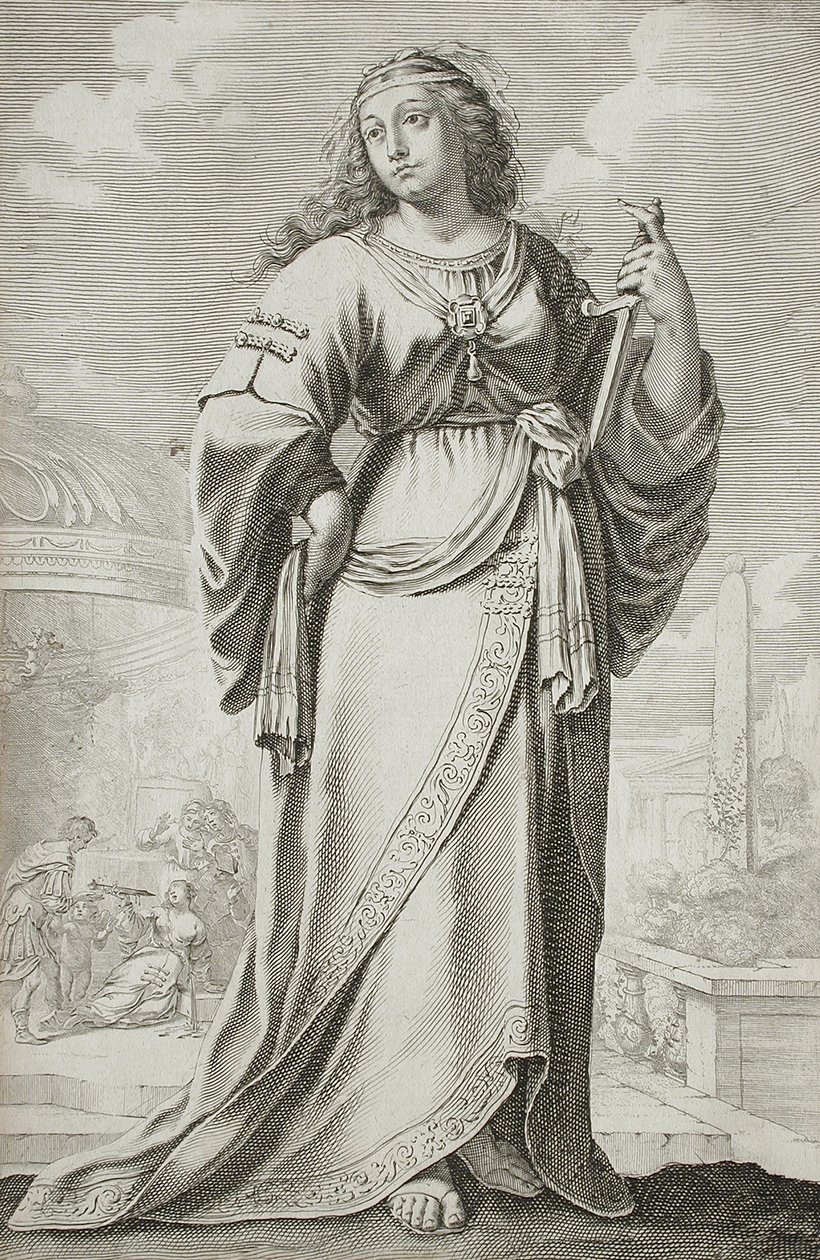 Lucretia (etter Claude Vignon) av Gilles Rousselet