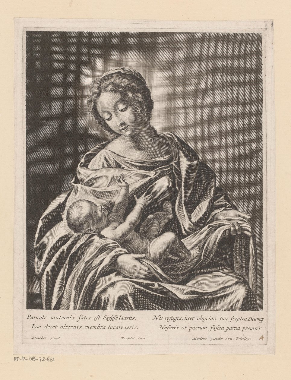 Mary med barn av Gilles Rousselet