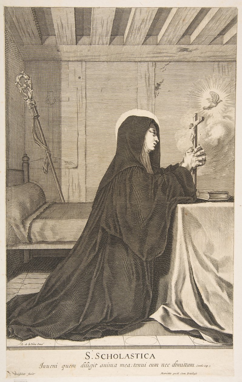 St. Scholastica. av Gilles Rousselet