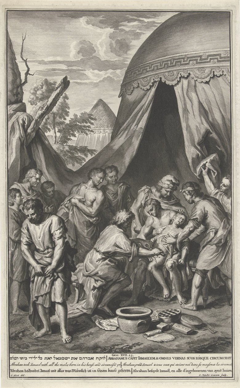 Omskjæring av Ismael av Gilliam van der Gouwen