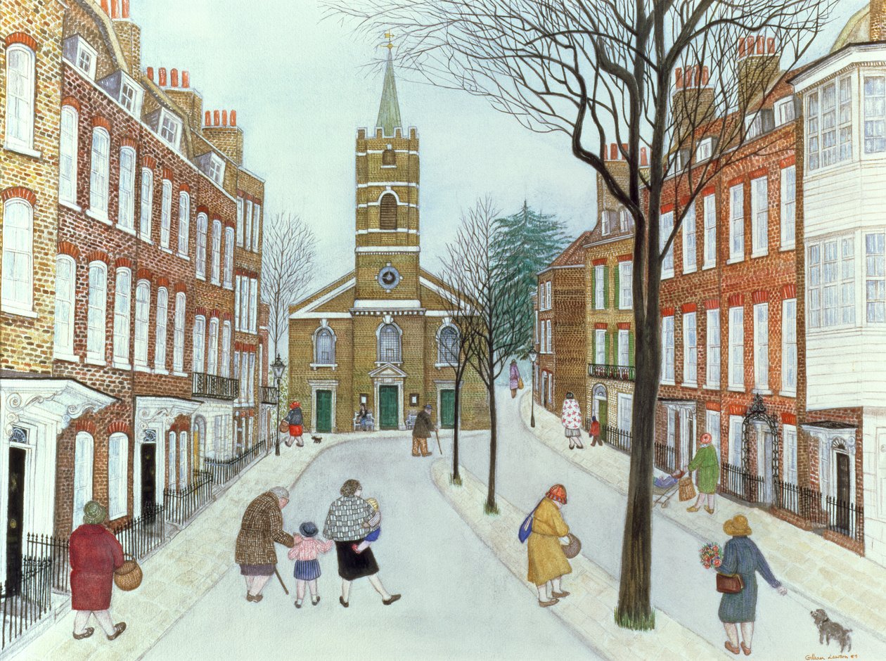 Church Row II, Hampstead av Gillian Lawson