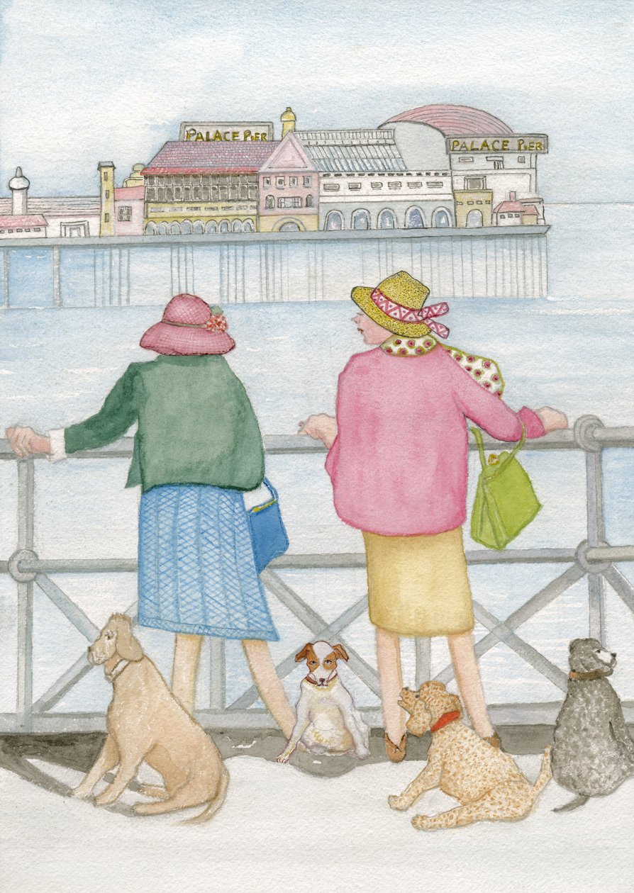 Ser ut mot havet, 2018 av Gillian Lawson