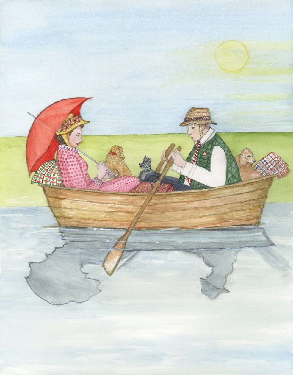 På elven, 2018 av Gillian Lawson