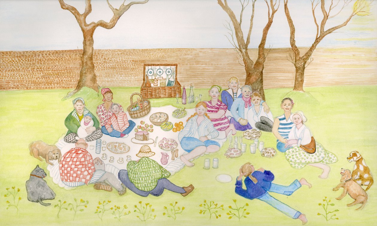 Piknik, 2018 av Gillian Lawson