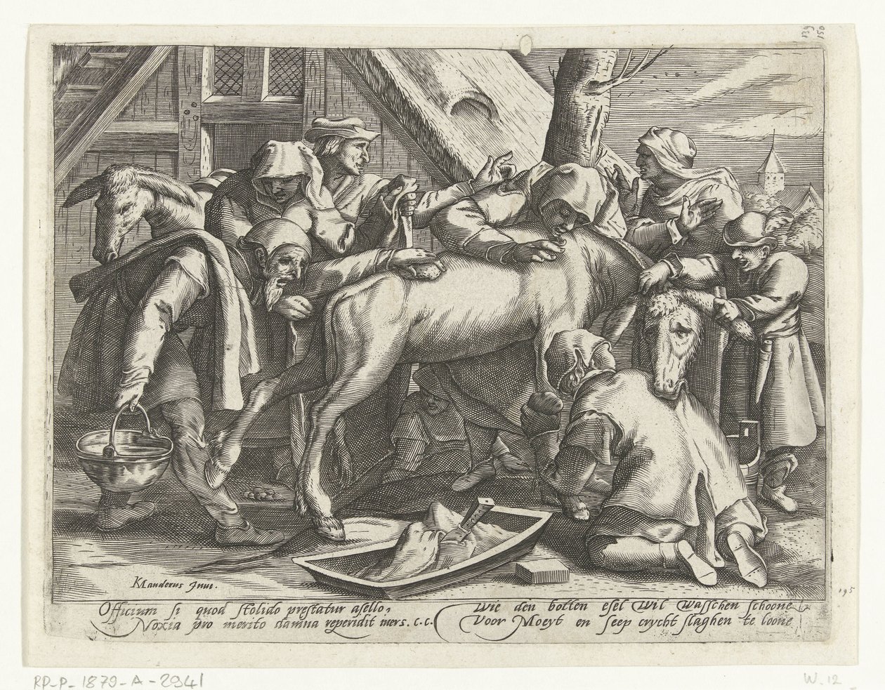 Vasking av eselet av Gillis van Breen