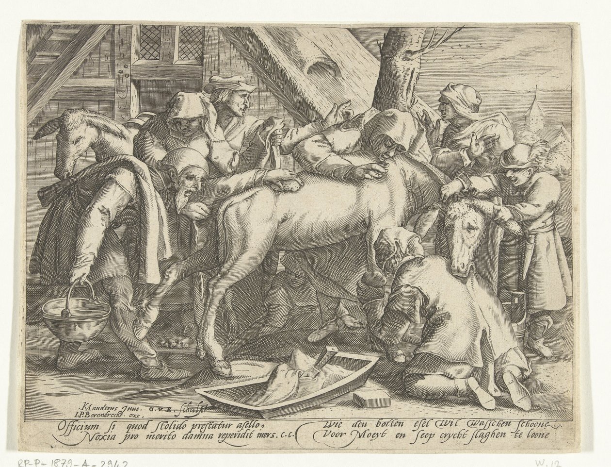 Vasking av eselet av Gillis van Breen