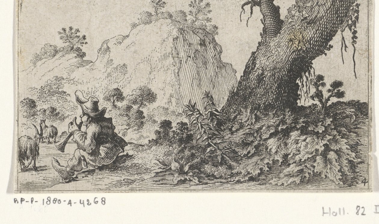 gjetergutt Landskap (serietittel) av Gillis van Scheyndel (I)