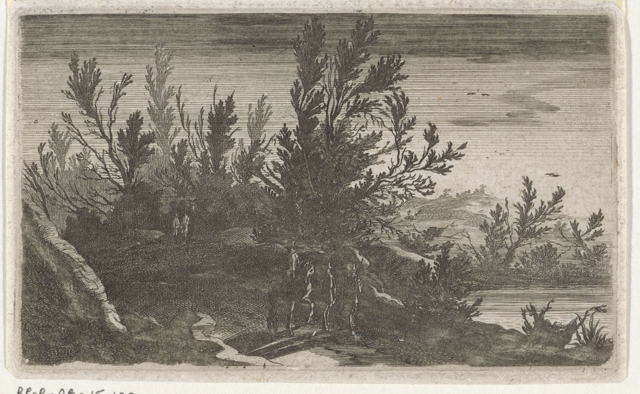 Landskap om natten Seks landskap (serietittel) av Gillis van Scheyndel (I)