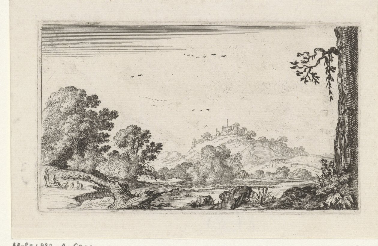 Elvelandskap Landskap (serietittel) av Gillis van Scheyndel (I)
