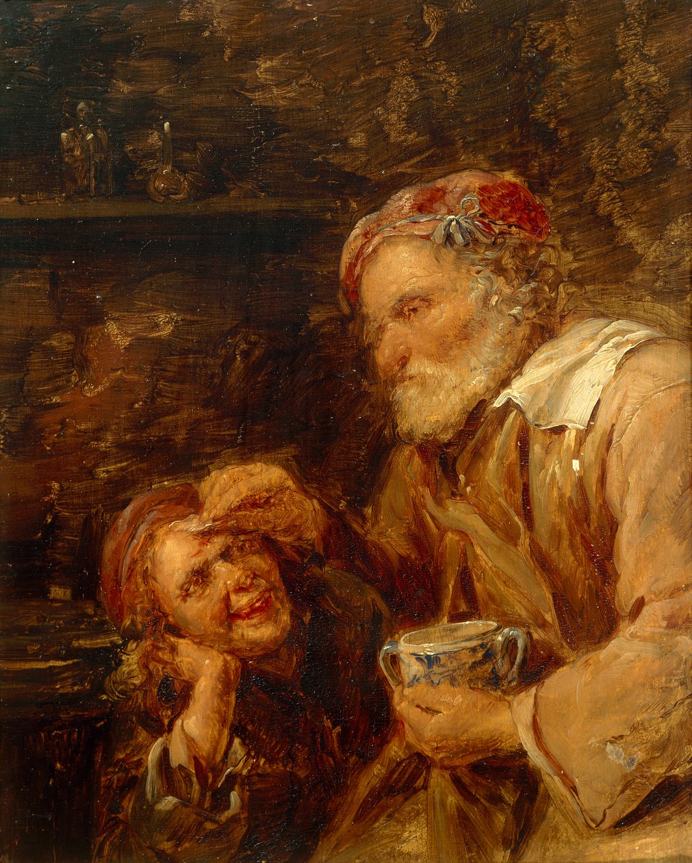 Touch, av Gillis van Tilborgh den yngre (1625-1678). av Gillis van Tilborgh