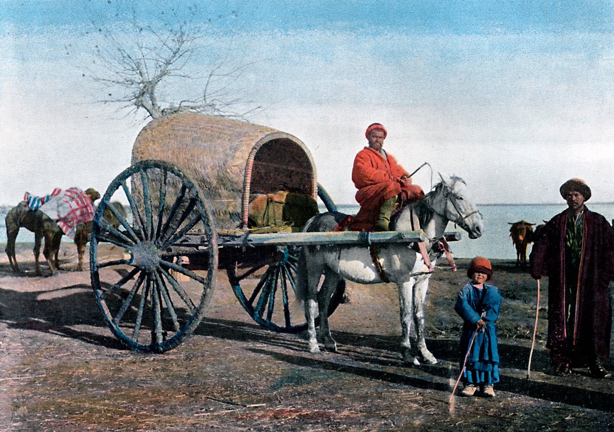 Bukhara-vogn, Usbekistan, c1890 av Gillot