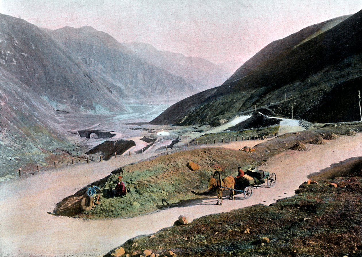 Georgian Military Road, c1890 av Gillot