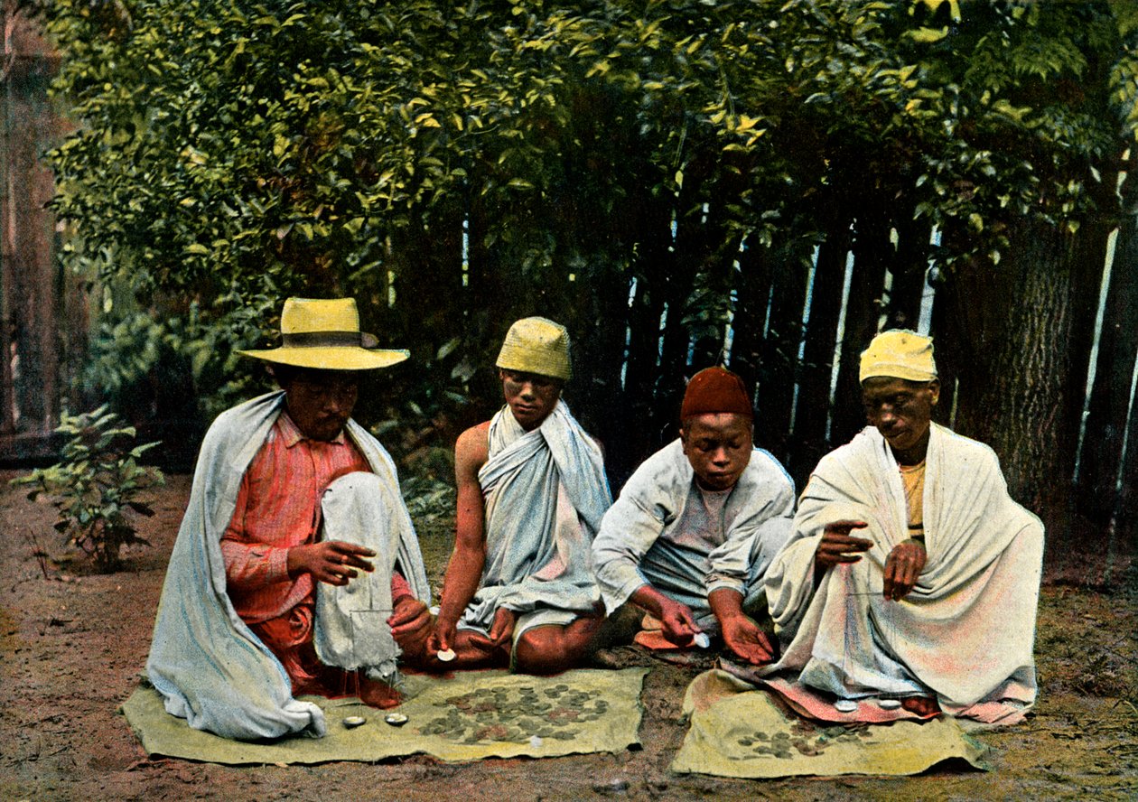Hova pengevekslere, Madagaskar, slutten av 1800-tallet. av Gillot